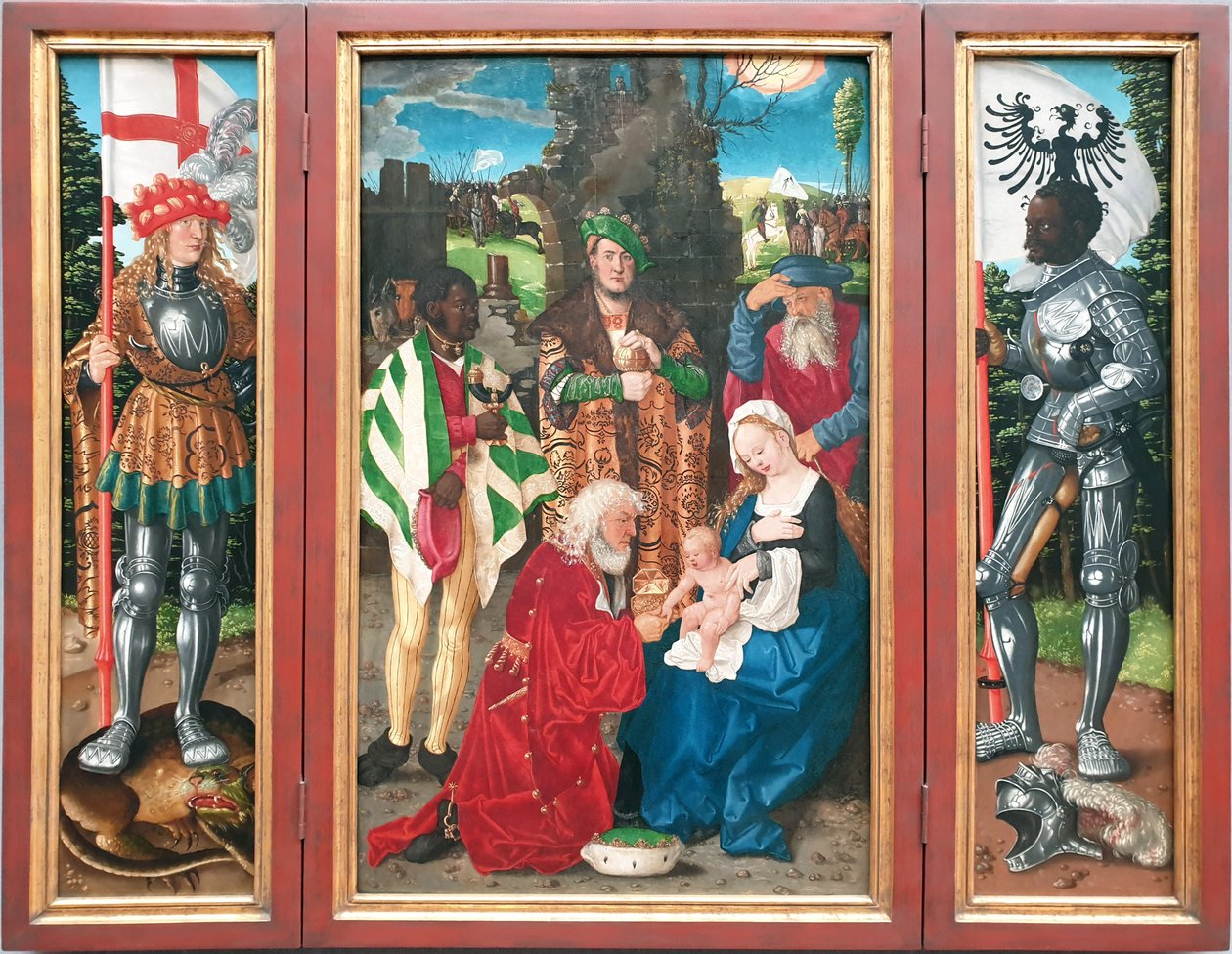 Retable des Trois Rois
A gauche : Saint Georges
Au milieu : L