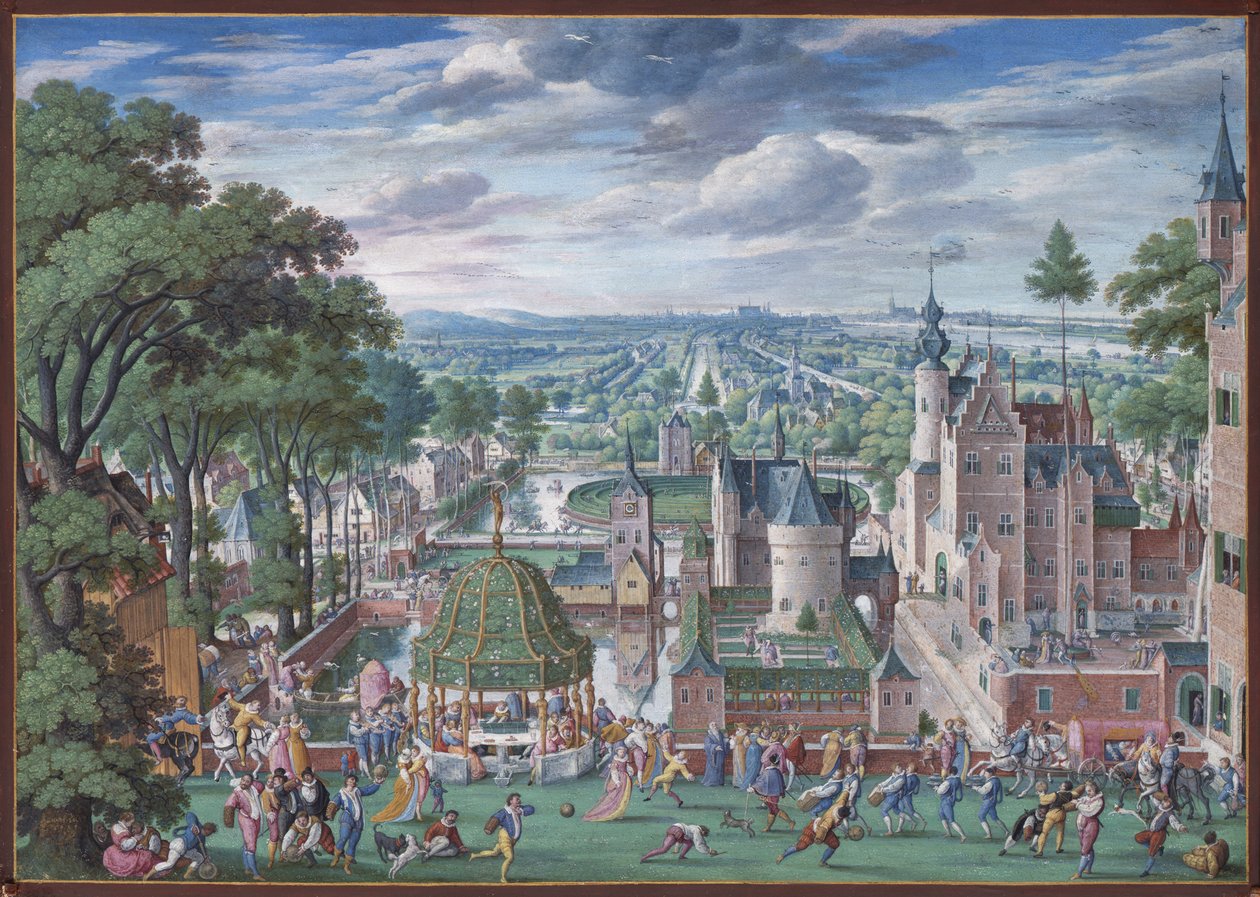 Parc avec château - Hans Bol