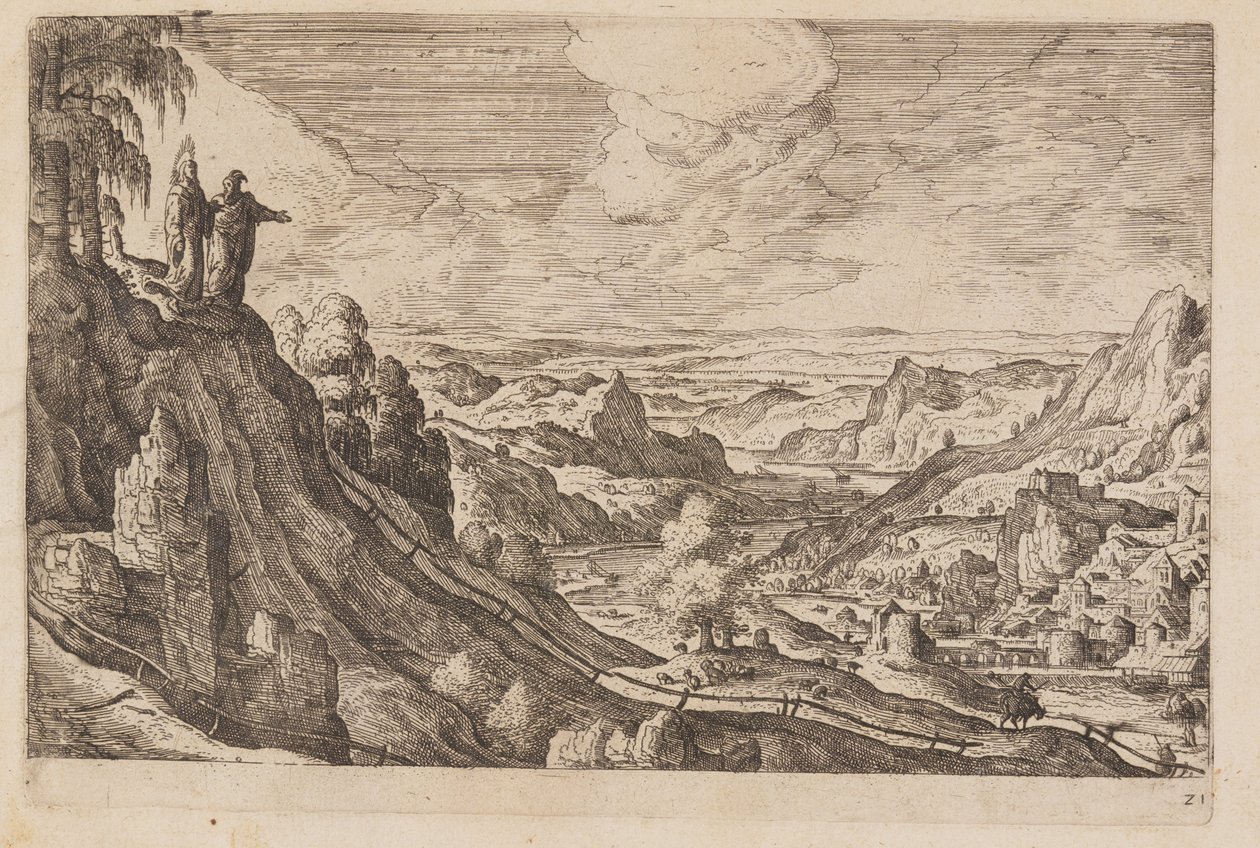 Planche 21, tirée de Paysages avec scènes de l