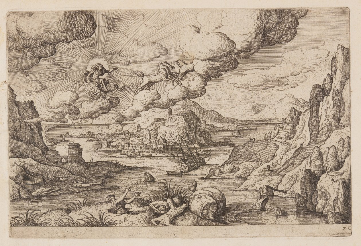 Planche 26, tirée de Paysages avec scènes de l