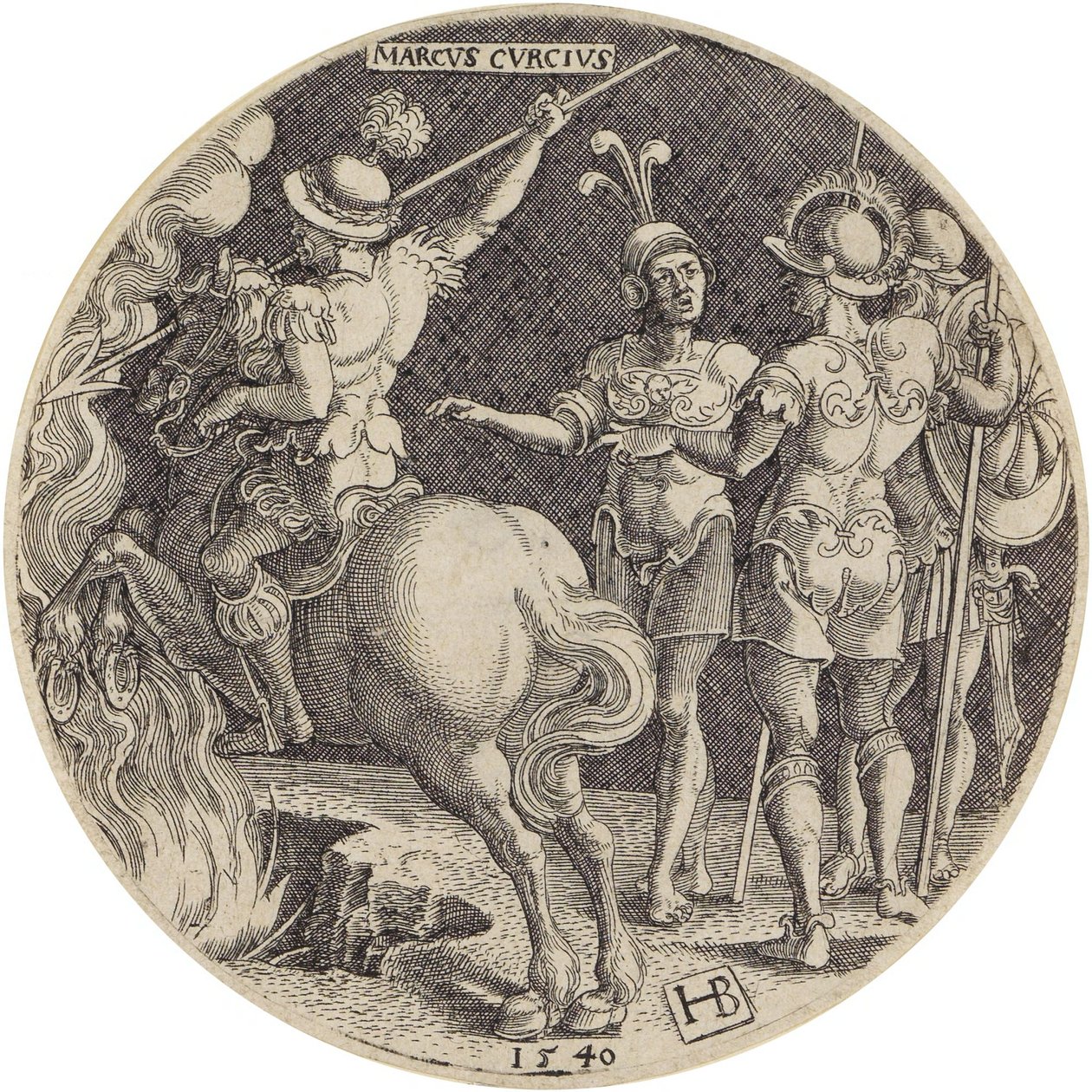 Marcus Curtius - Hans Brosamer