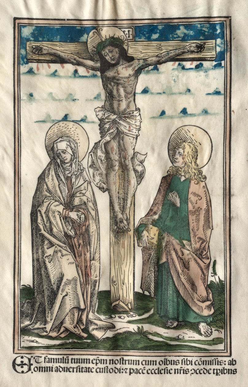 Christ en croix entre Marie et Jean, 1502 - Hans Burgkmair