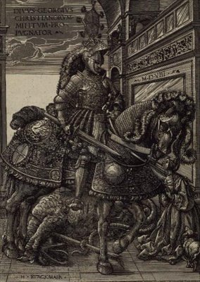 Saint Georges et le dragon - Hans Burgkmair