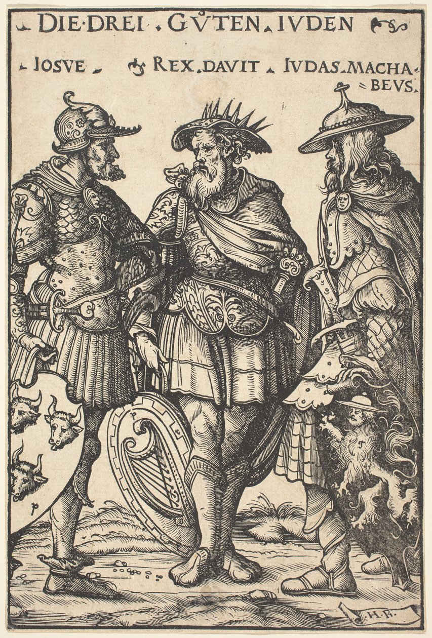 Josué, David et Judas Maccabée - Hans Burgkmair I