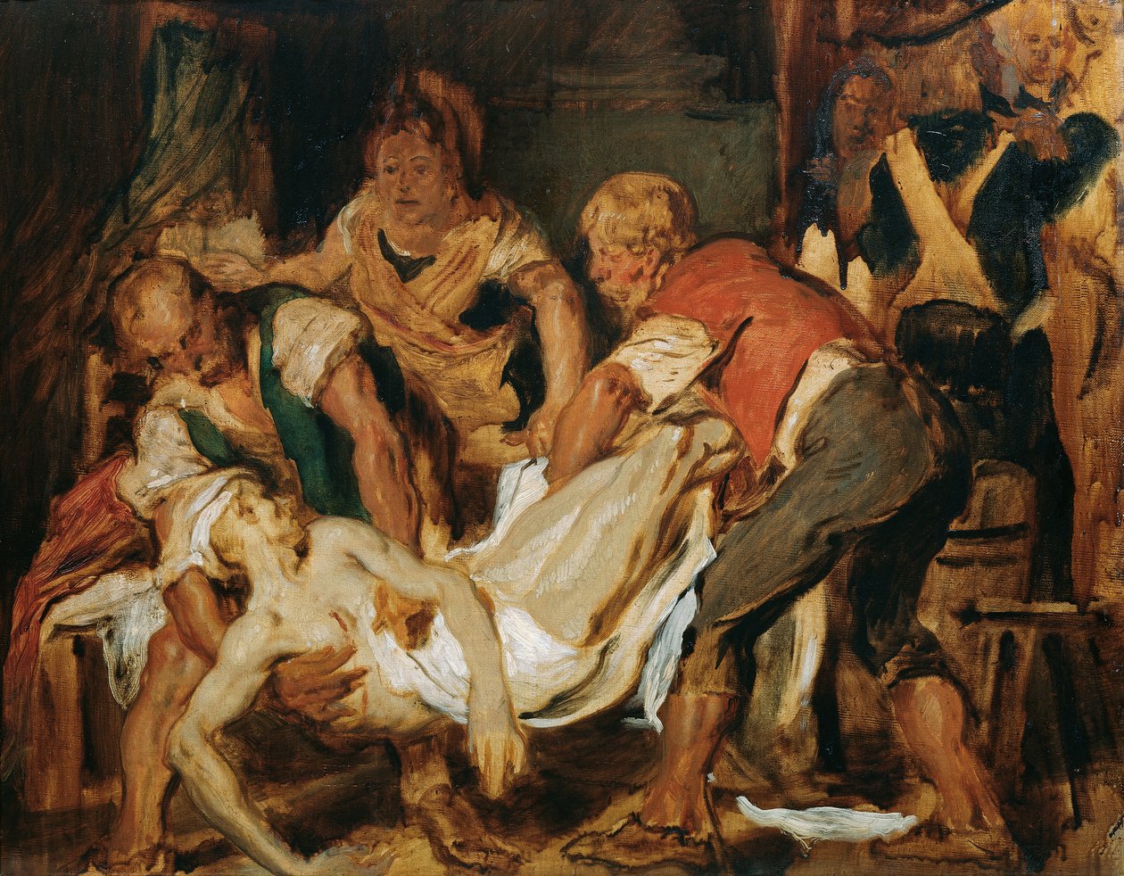 La récupération du corps de Jean-Paul Marat - Hans Canon