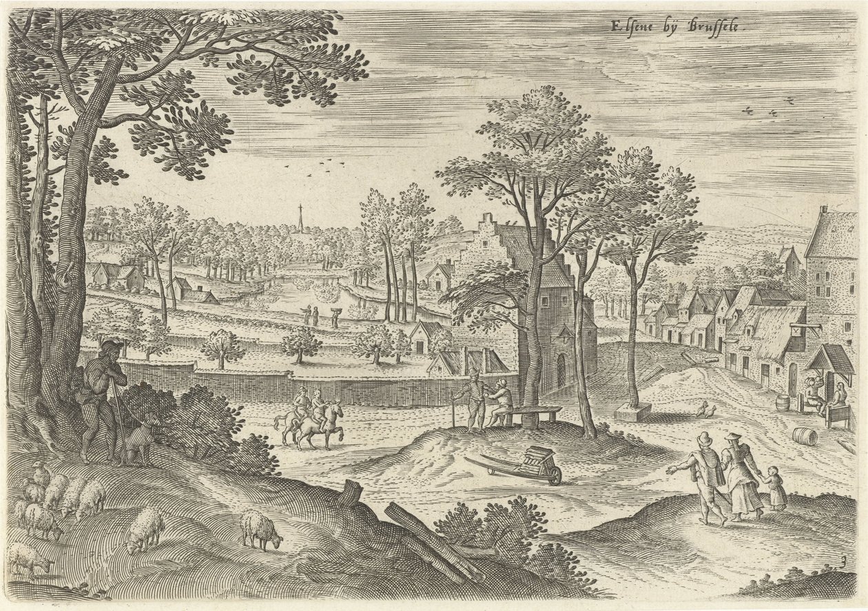 Vue sur Ixelles - Hans Collaert (I)