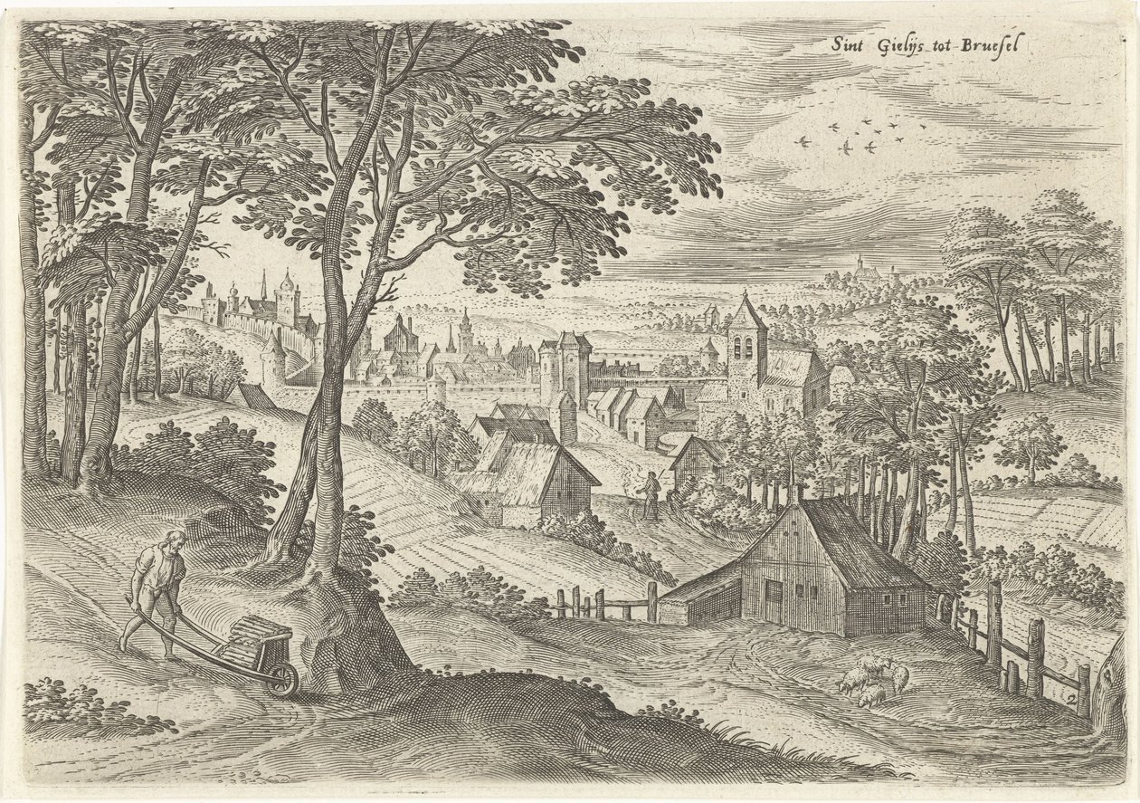 Vue de Saint-Gilles - Hans Collaert (I)
