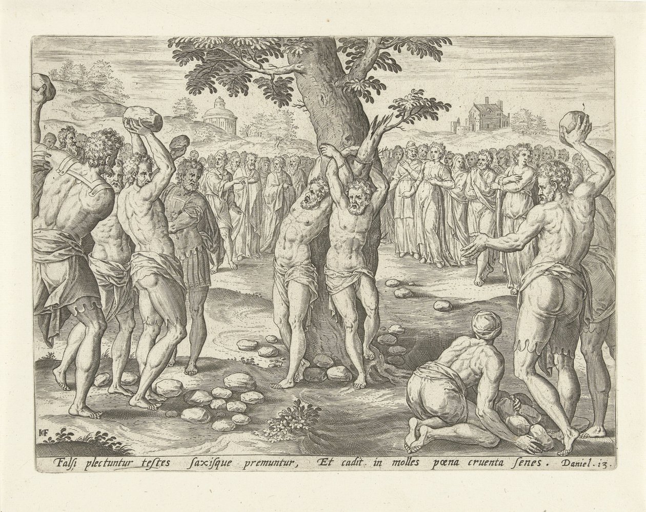 Lapidation des anciens - Hans Collaert (I)