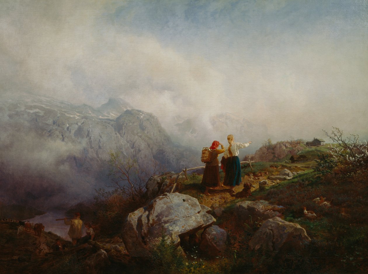 Paysage de montagne - Hans Gude