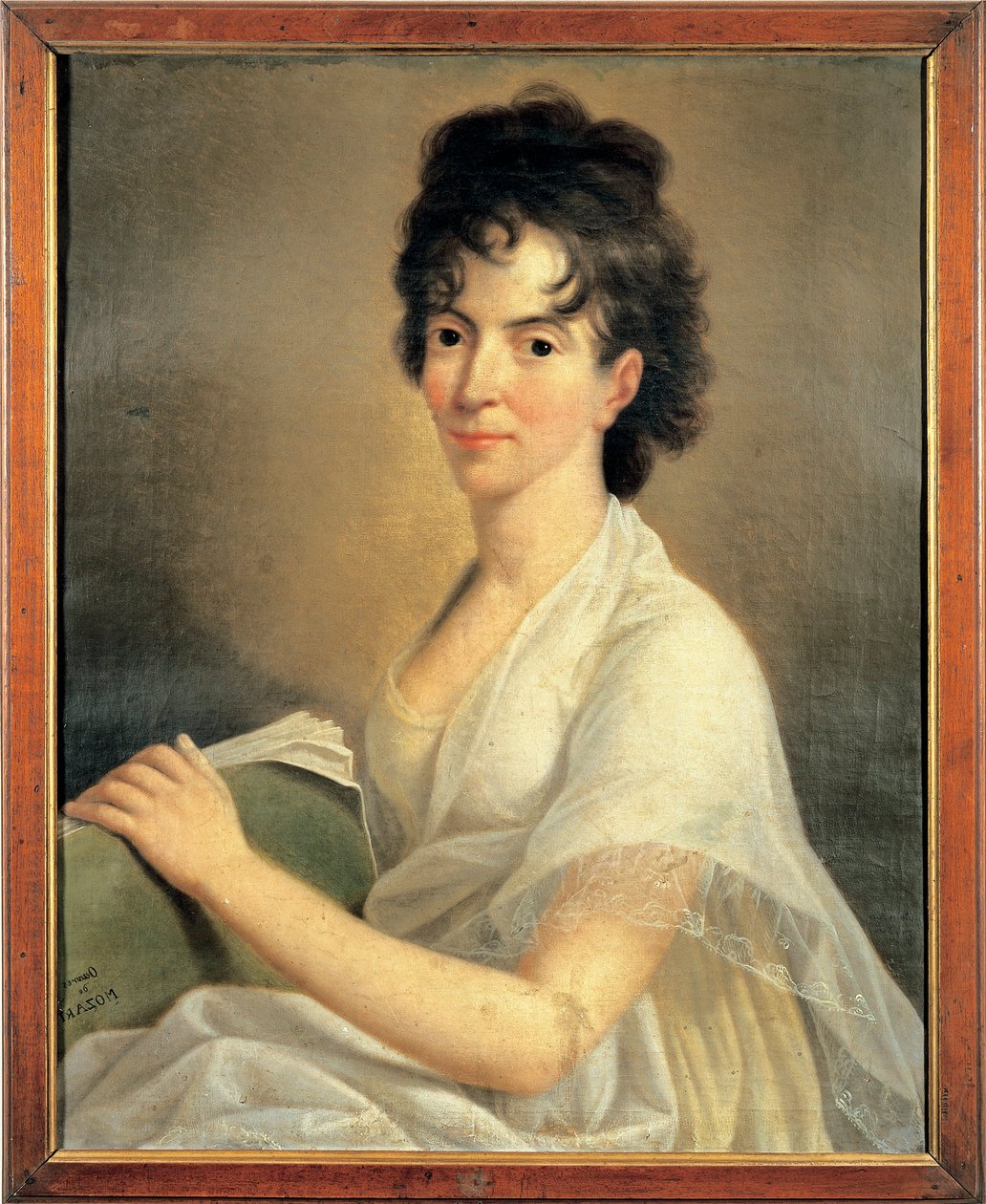 Autriche, Portrait de Costanze Weber, épouse de Wolfgang Amadeus Mozart - Hans Hansen