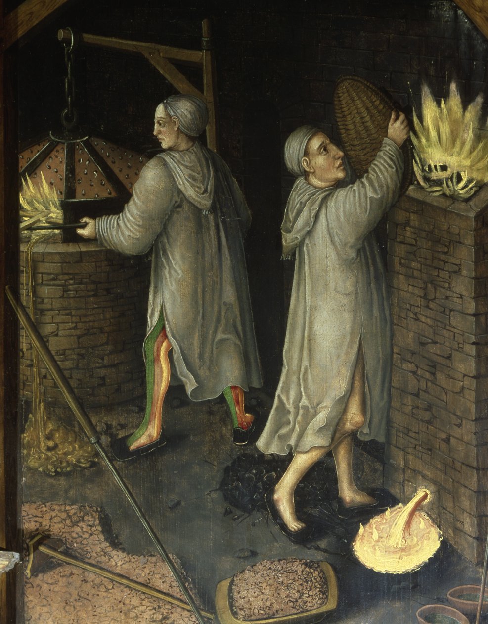 Détail du paysage minier, 1521 - Hans Hesse