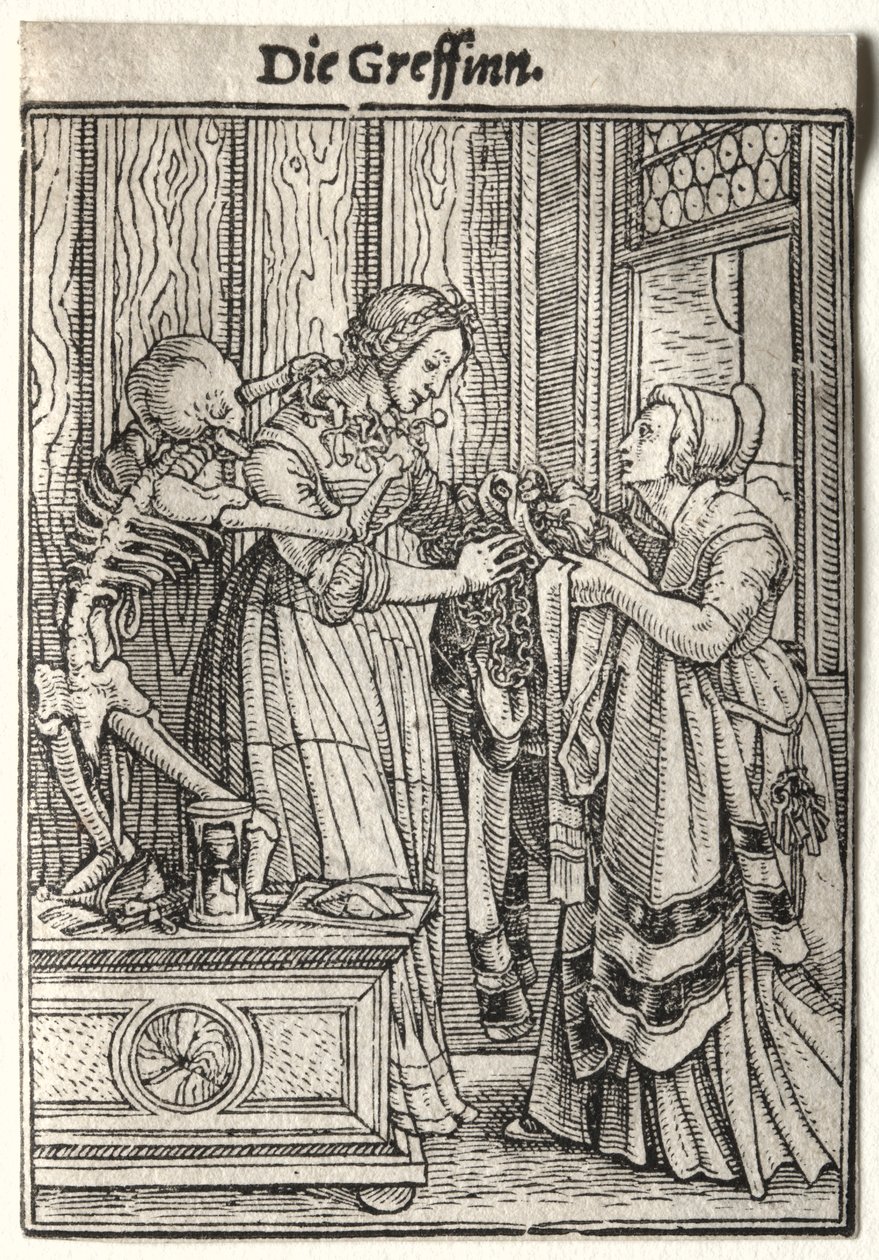 La Danse macabre : La Comtesse - Hans Holbein