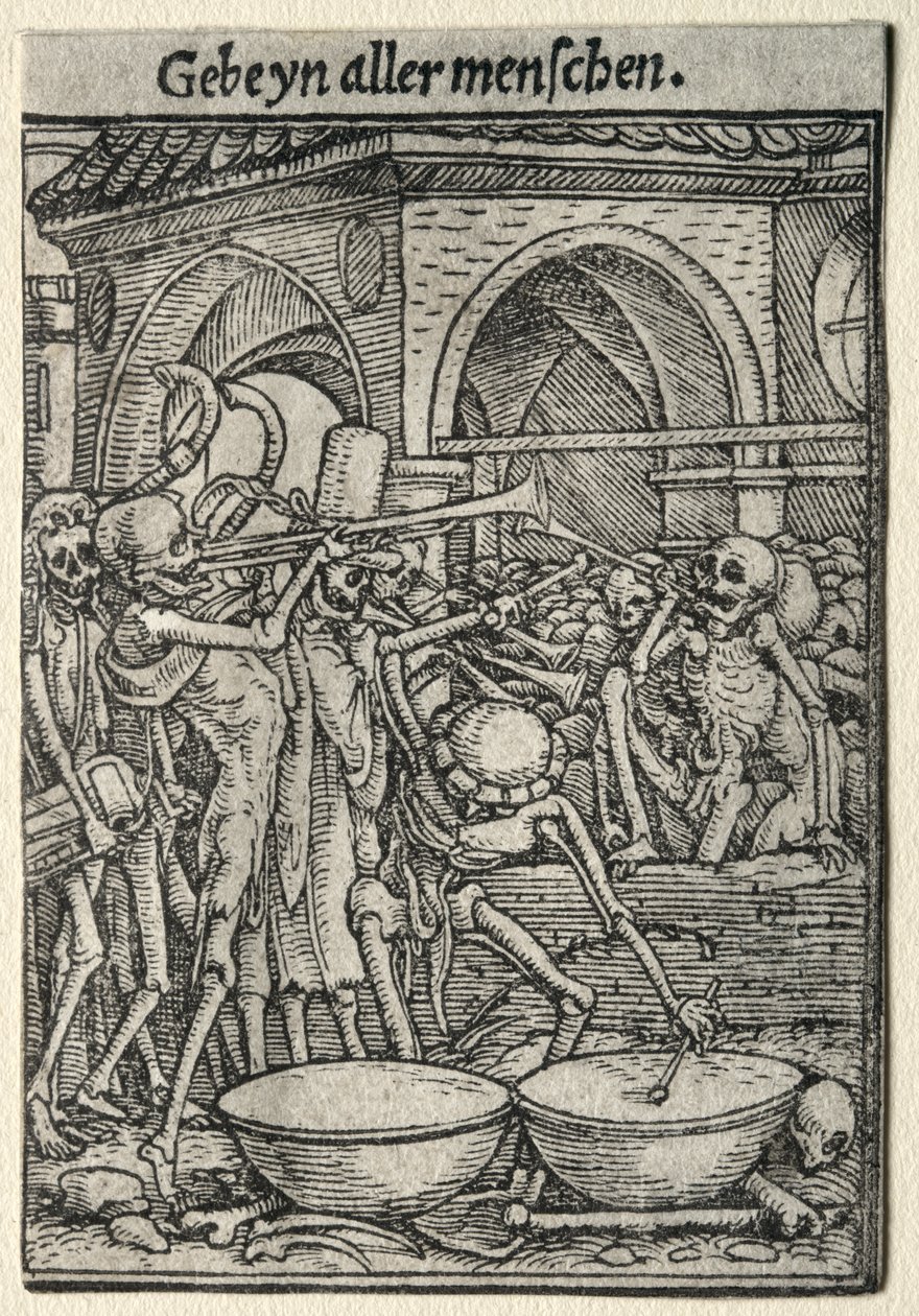 La Danse de la Mort : Les Trompettistes de la Mort - Hans Holbein
