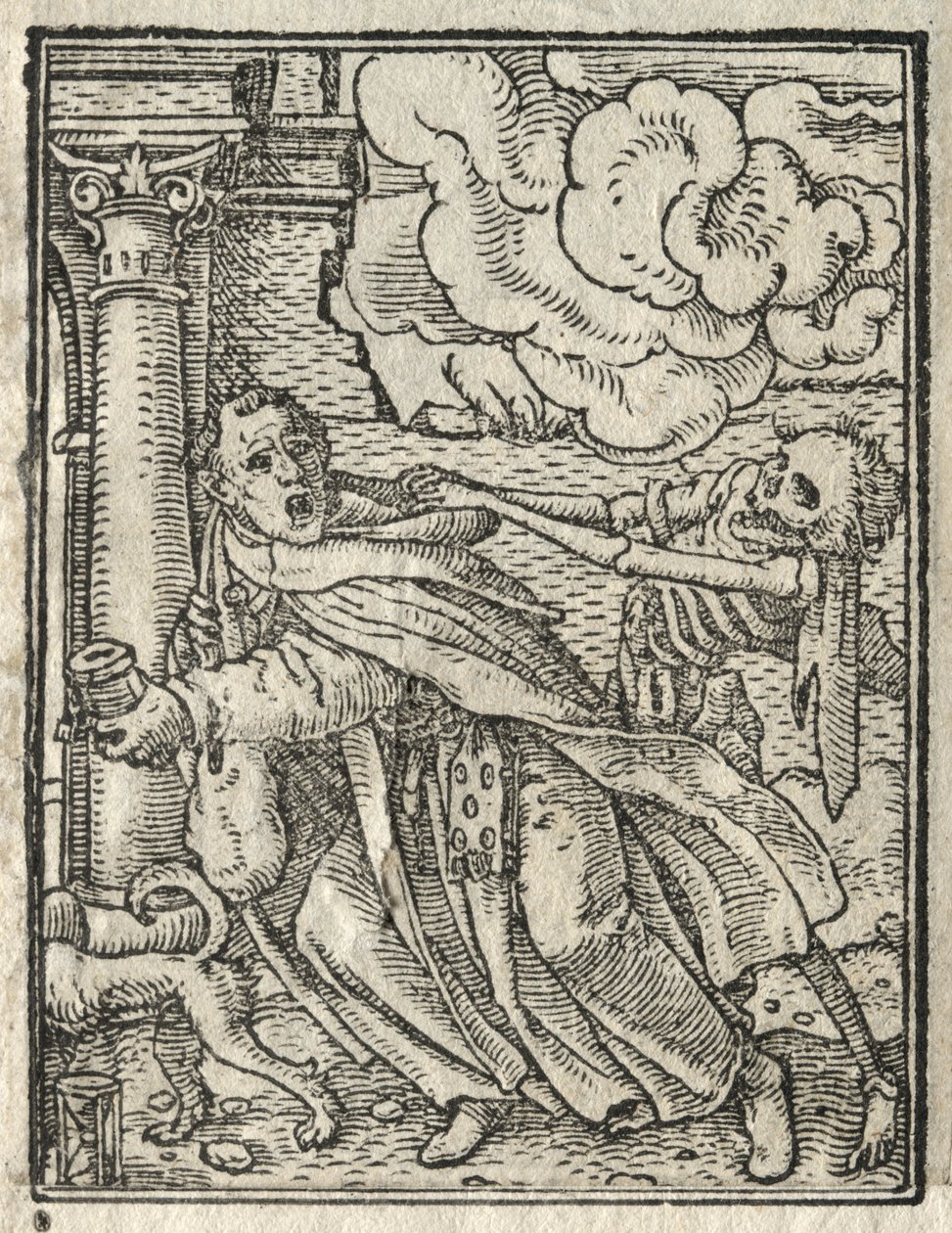 La Danse de la Mort : Le Frère Mendiant ; La Nonne - Hans Holbein
