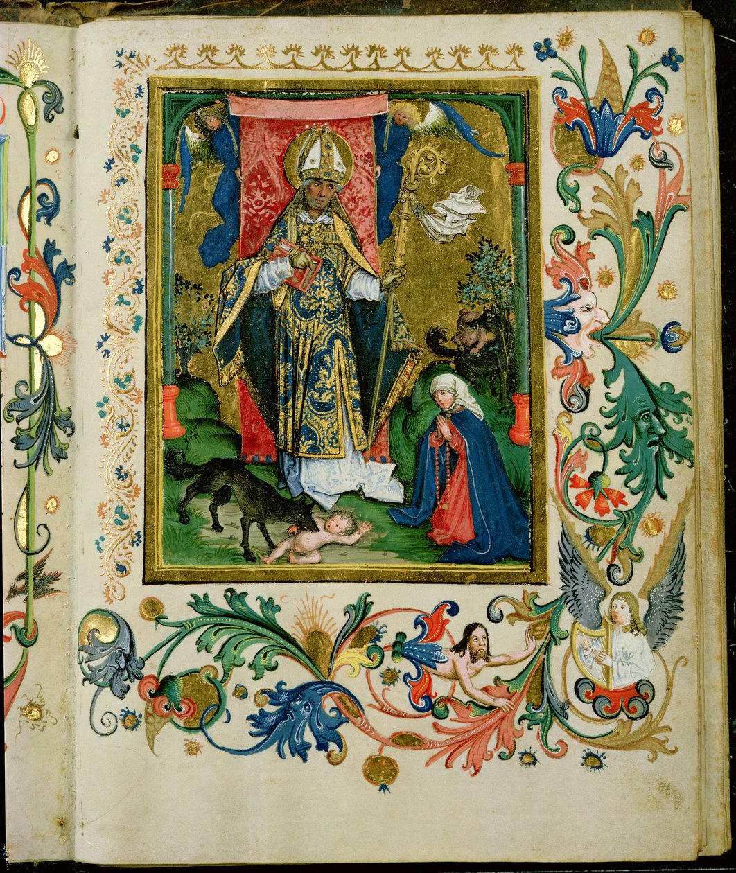 Saint Augustin avec la Vierge et l