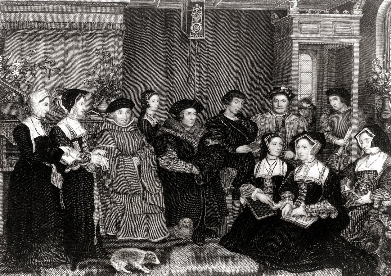 La famille de Thomas More (1478-1535), chancelier d