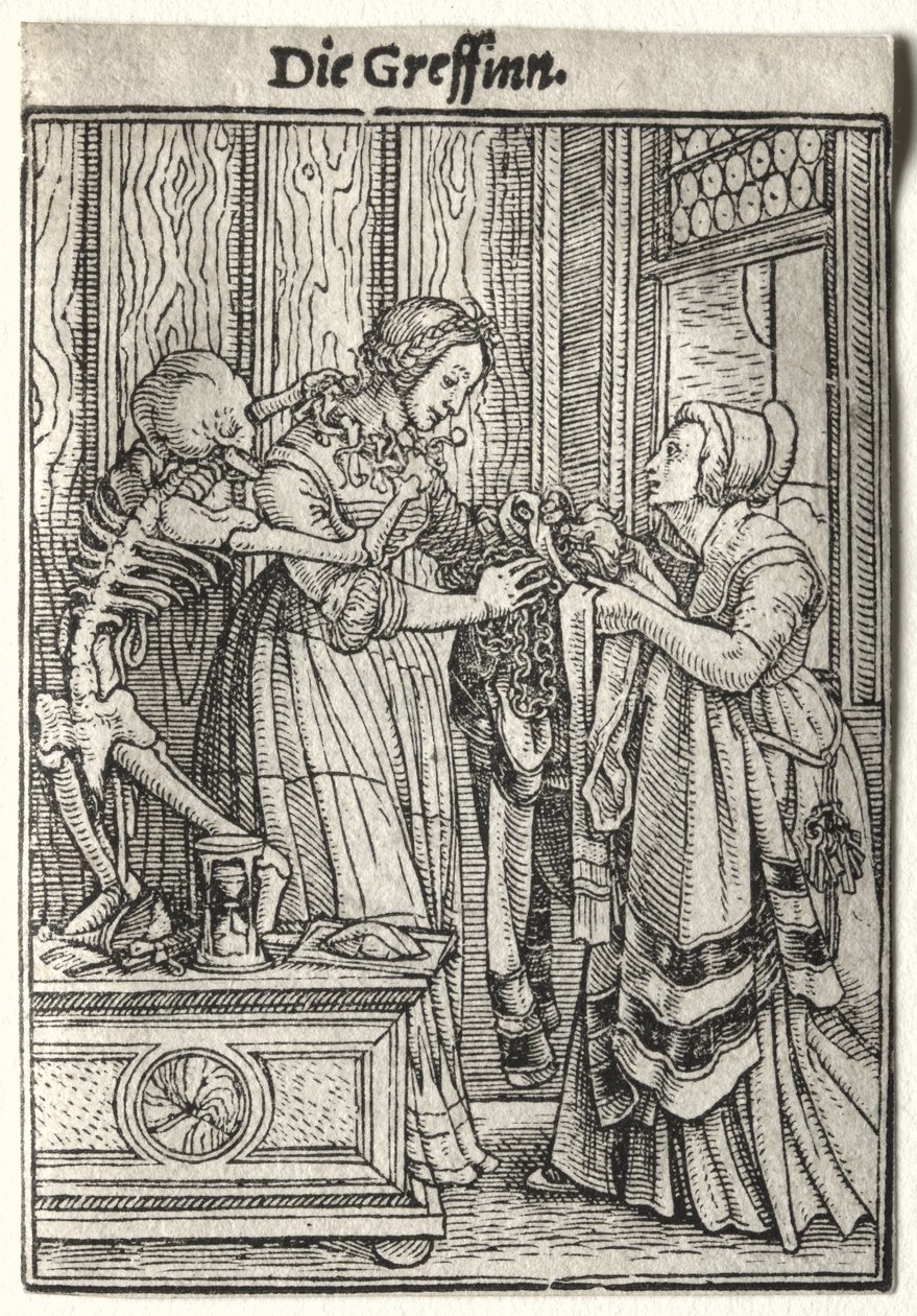La Danse macabre : La Comtesse - Hans Holbein the Younger