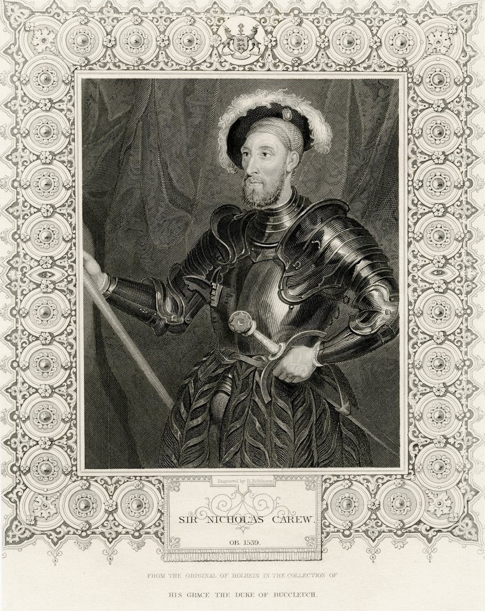 Sir Nicholas Carew - Hans Holbein der Jüngere