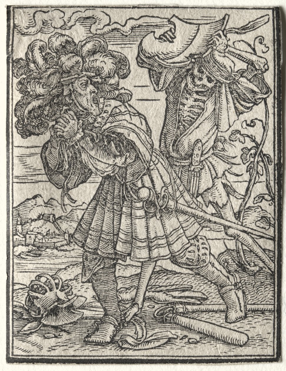 La danse de la mort : Le comte - Hans Holbein the Younger