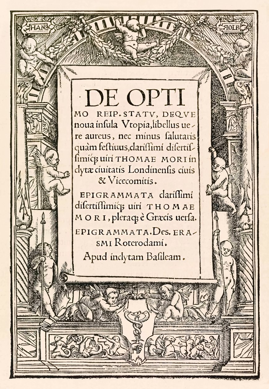 Page de titre de la troisième édition de Bâle de 1518 de 