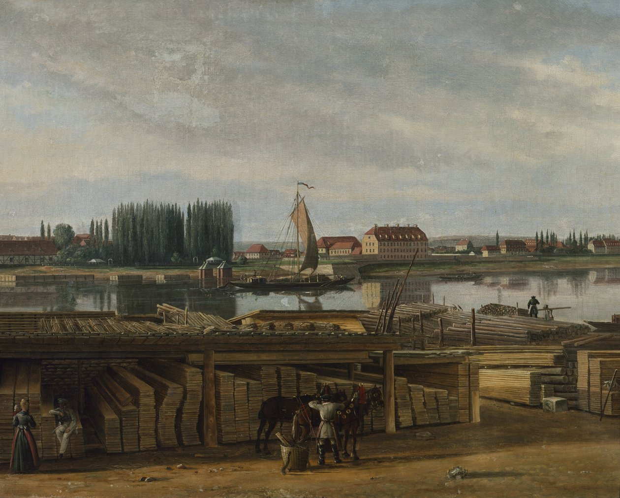 De la région de Dresde, c.1829-30 - Hans Leganger Reusch