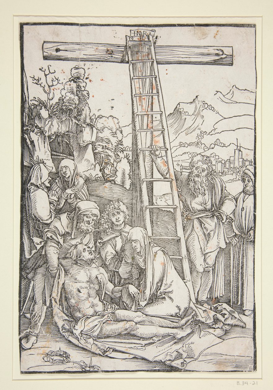 Lamentation du Christ (de la Passion du Christ) - Hans Leonard Schaufelein