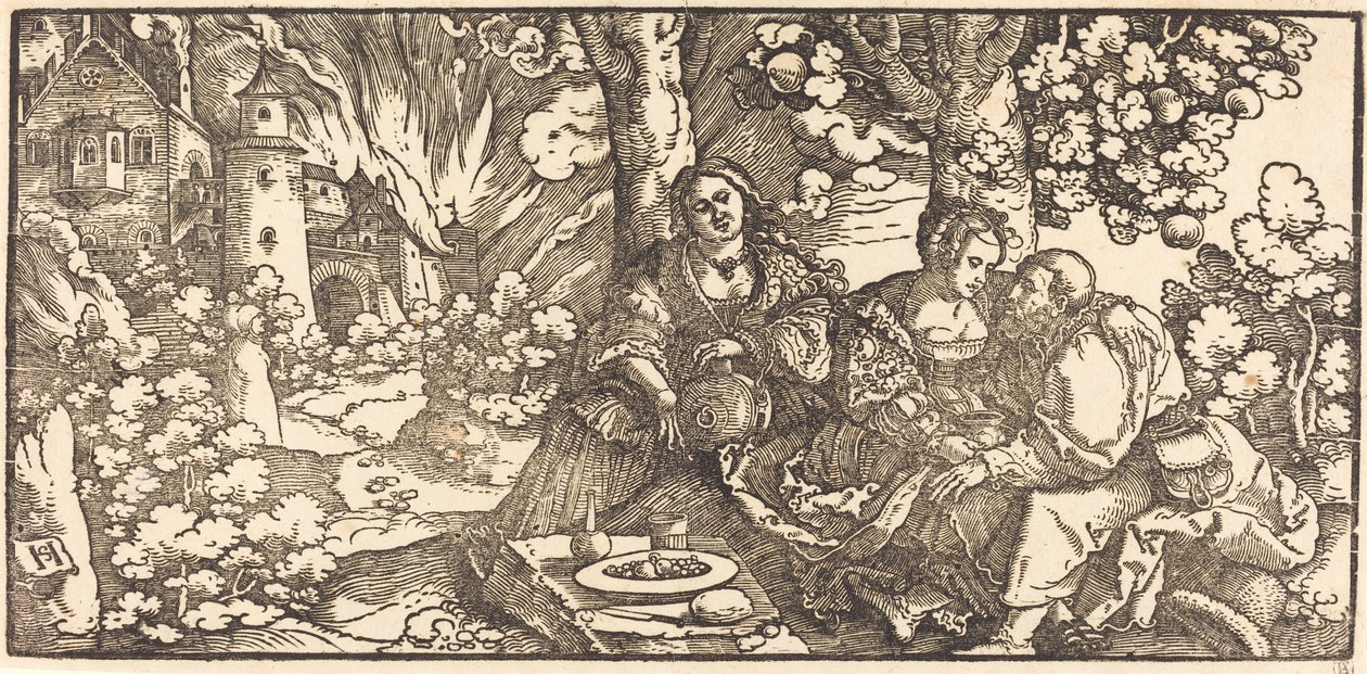 Loth et ses filles - Hans Leonard Schaufelein