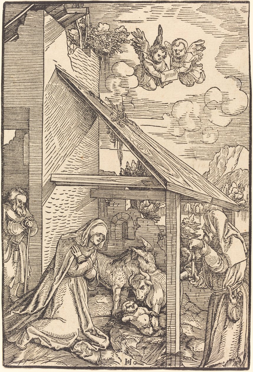 La nativité - Hans Leonard Schaufelein