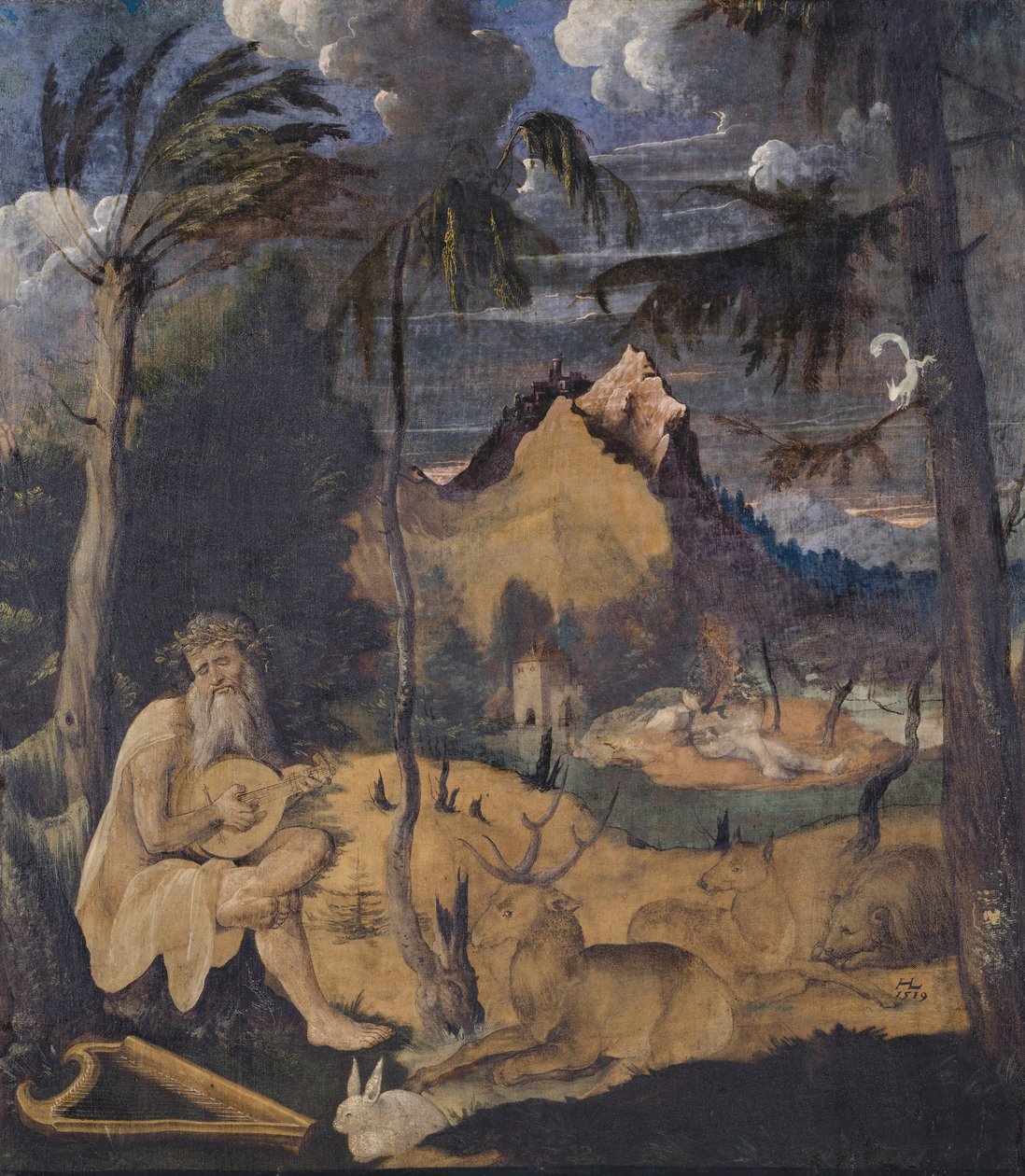 Orphée parmi les animaux, 1519 - Hans Leu