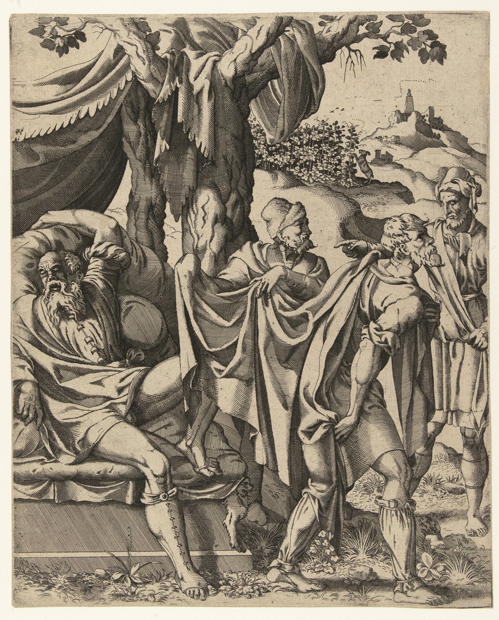 Ivresse de Noé - Hans Liefrinck (I) (attributed to)