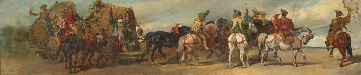Esquisse du défilé de 1879 - Les brasseurs de bière - Hans Makart