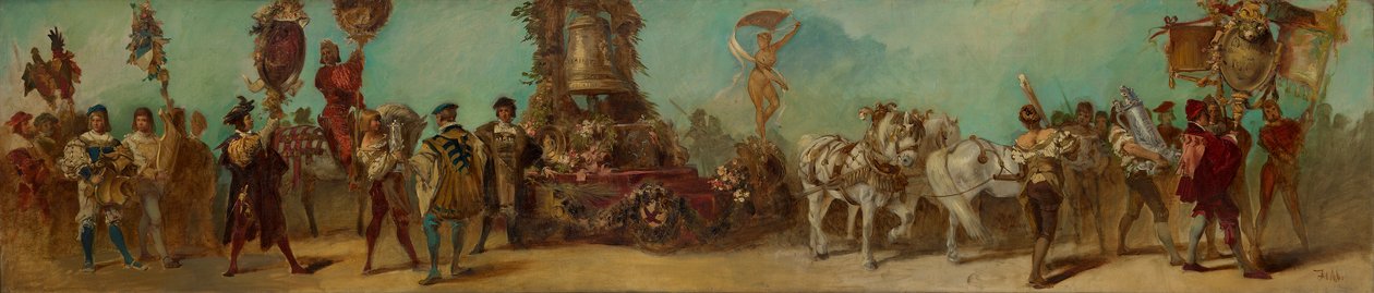 Projet pour le cortège festif de 1879 - Les graveurs et les fondeurs de bronze - Hans Makart