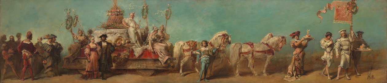 Projet pour le cortège festif de 1879 - Les confiseurs - Hans Makart