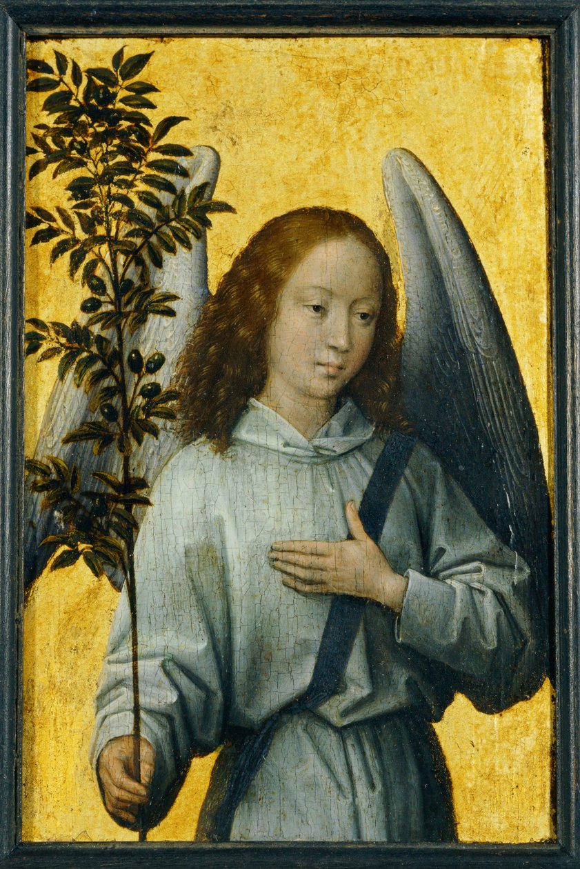 Ange tenant un rameau d