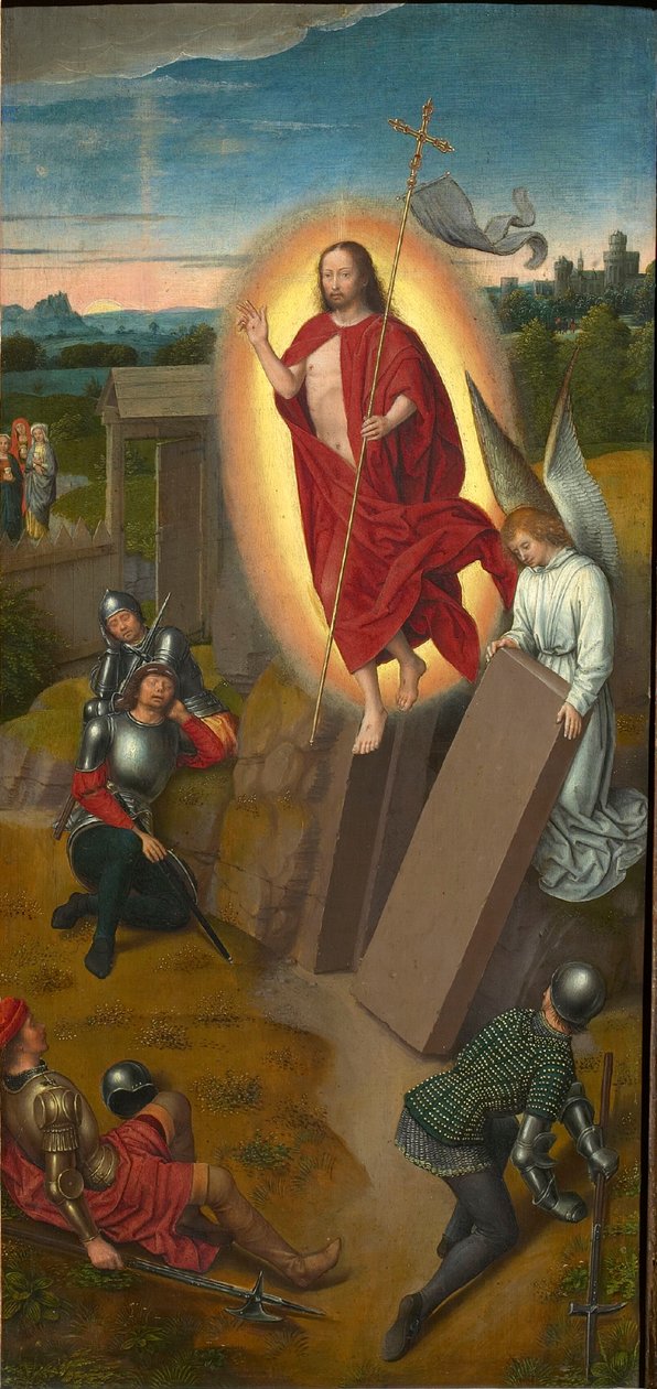 Triptyque du Calvaire : La Résurrection, aile droite, années 1480 - Hans Memling