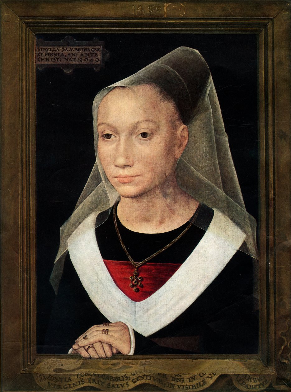 Portrait de Marie, fille de Willem Moreel, 1480 - Hans Memling