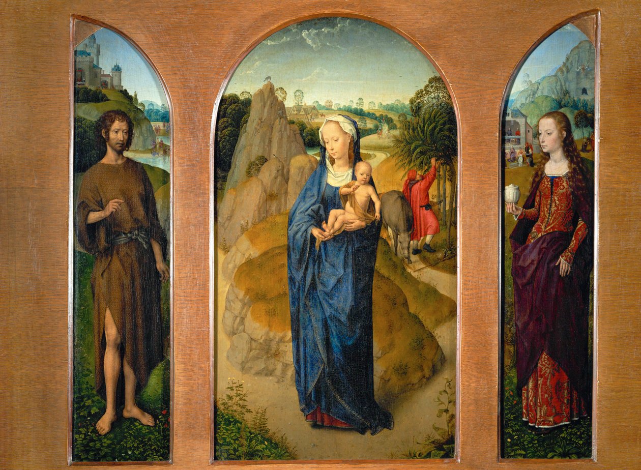Triptyque avec la Vierge à l