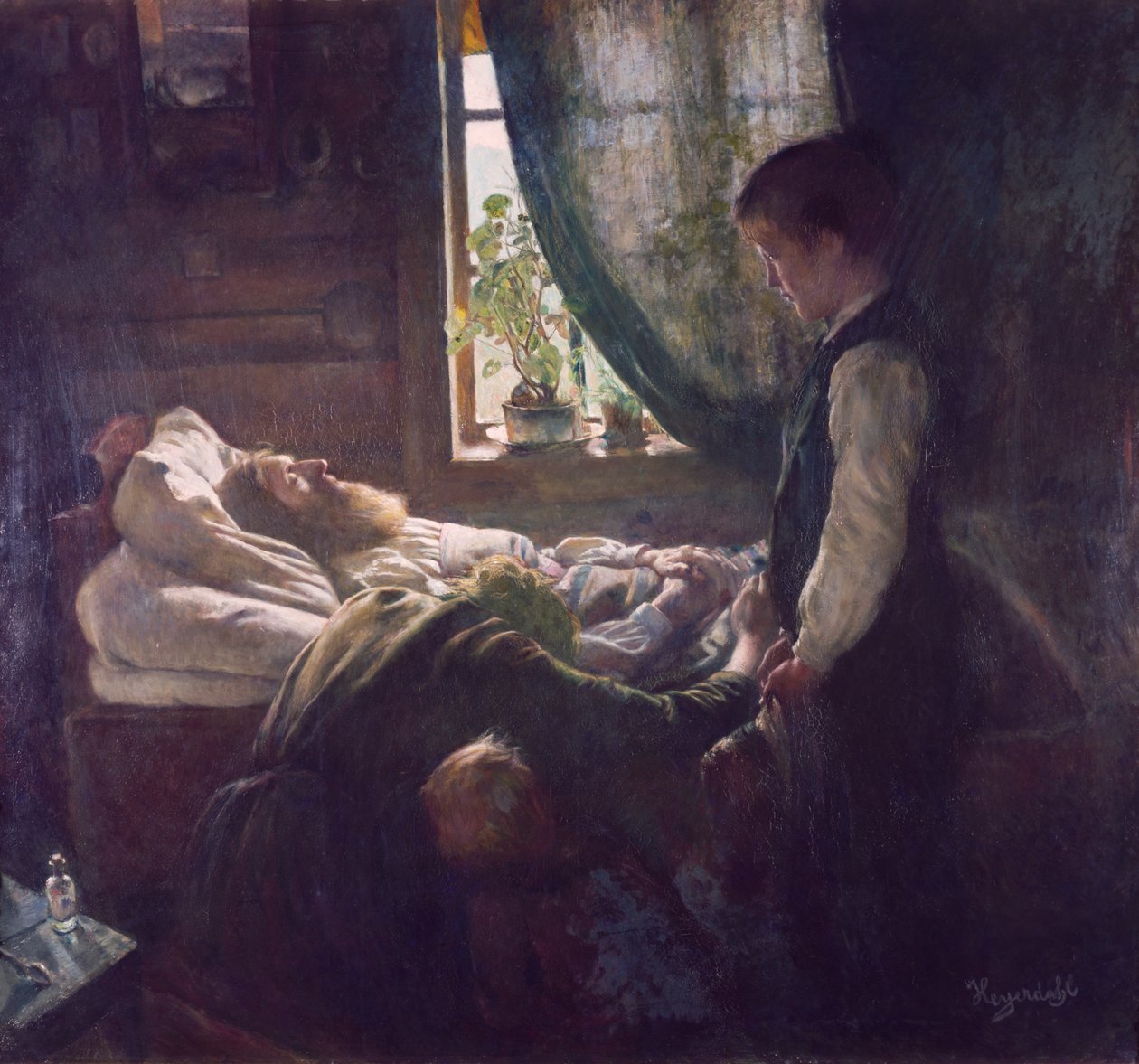 Le lit de mort des travailleurs - Hans Olaf Heyerdahl