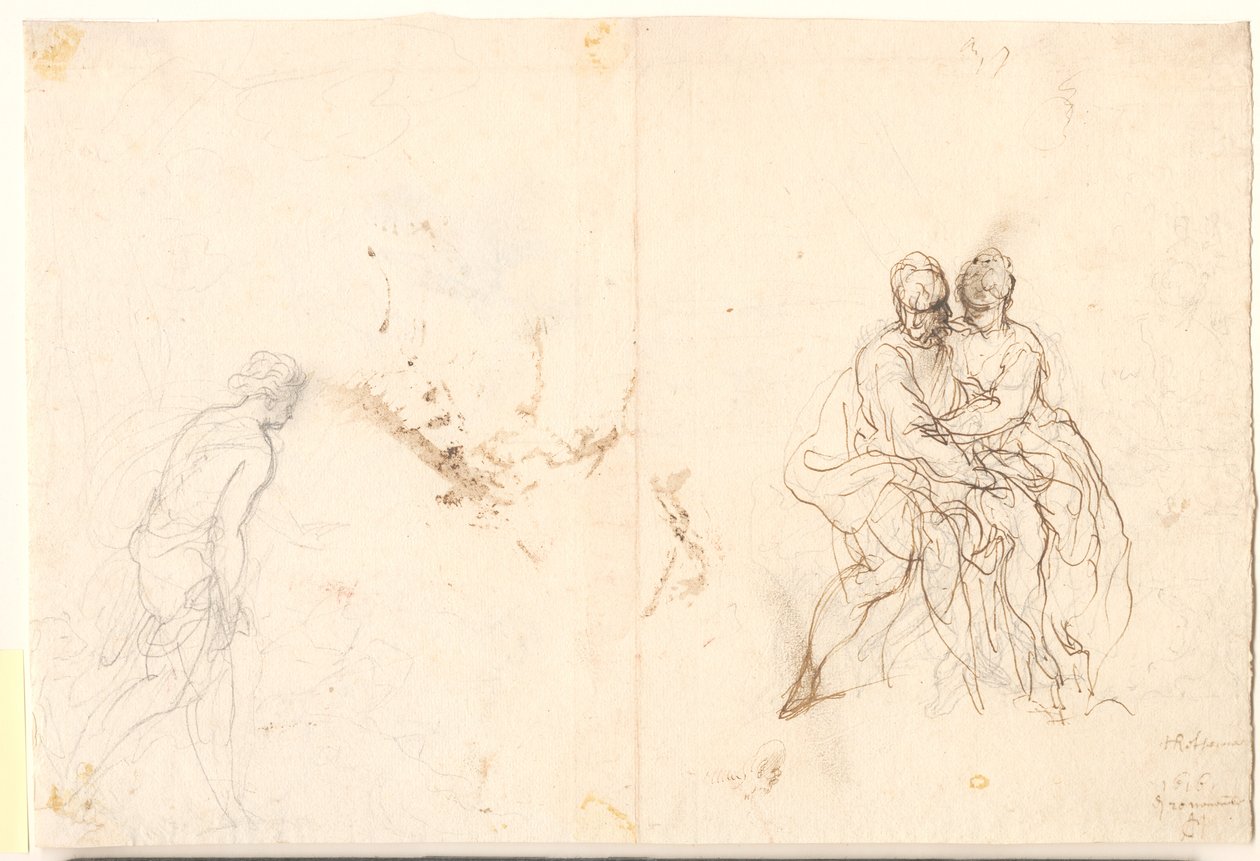 Étude de diverses figures - Hans Rottenhammer