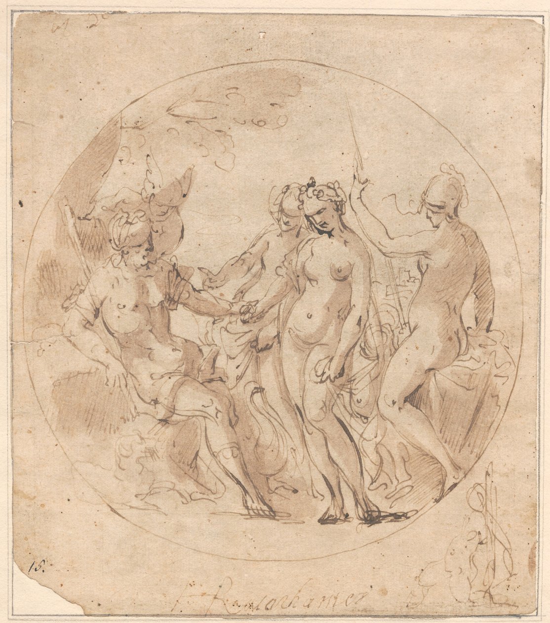 Le Jugement de Pâris - Hans Rottenhammer