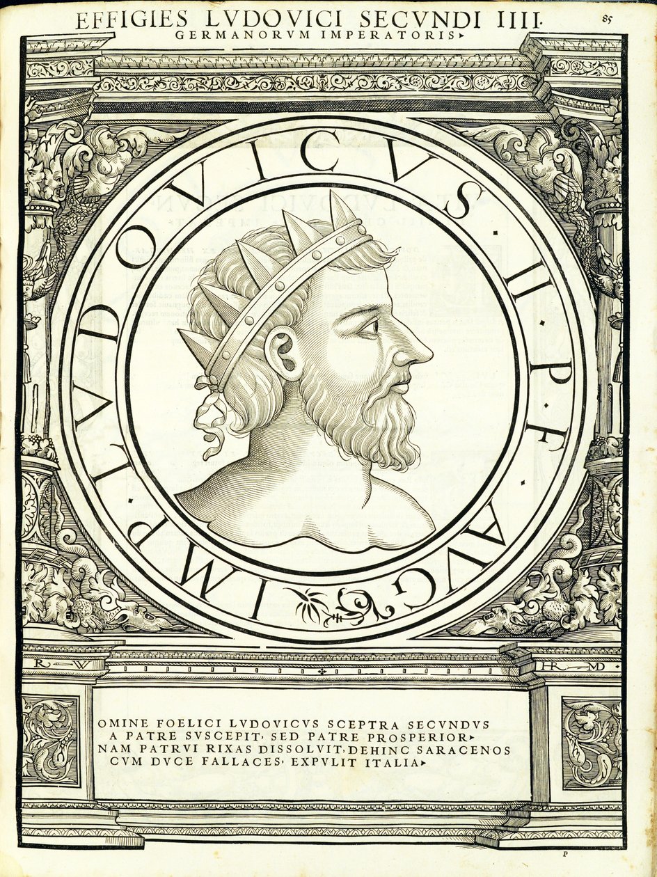 Ludouicus II, illustration de 