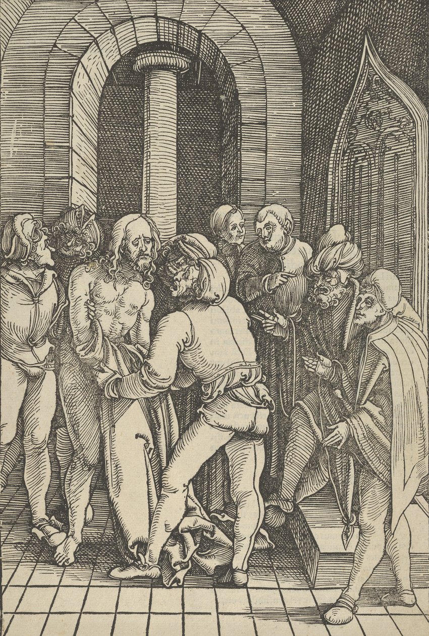 Christ dépouillé, de Speculum passionis domini nostri Ihesu Christi - Hans Schäufelein the Elder