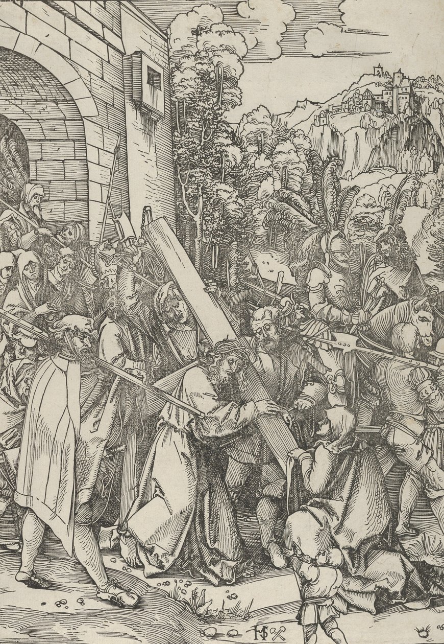 Le Portement de Croix - Hans Schäufelein the Elder