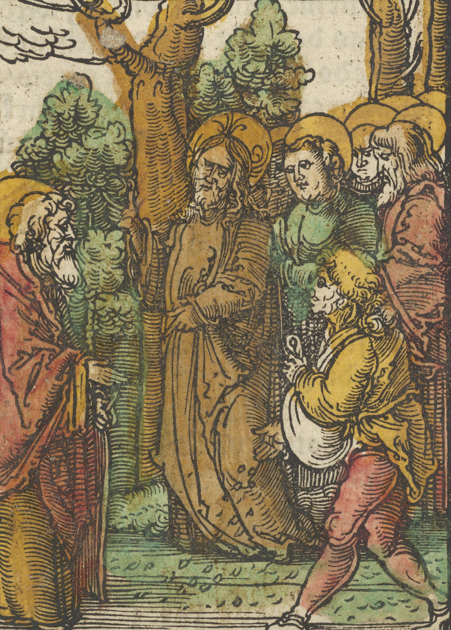 La parabole du semeur et des mauvaises herbes, de Das Plenarium, 1517 - Hans Schäufelein the Elder