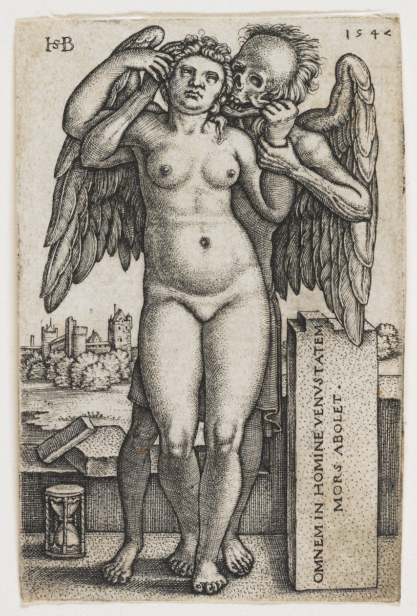 La Mort saisissant une femme, 1547 - Hans Sebald Beham
