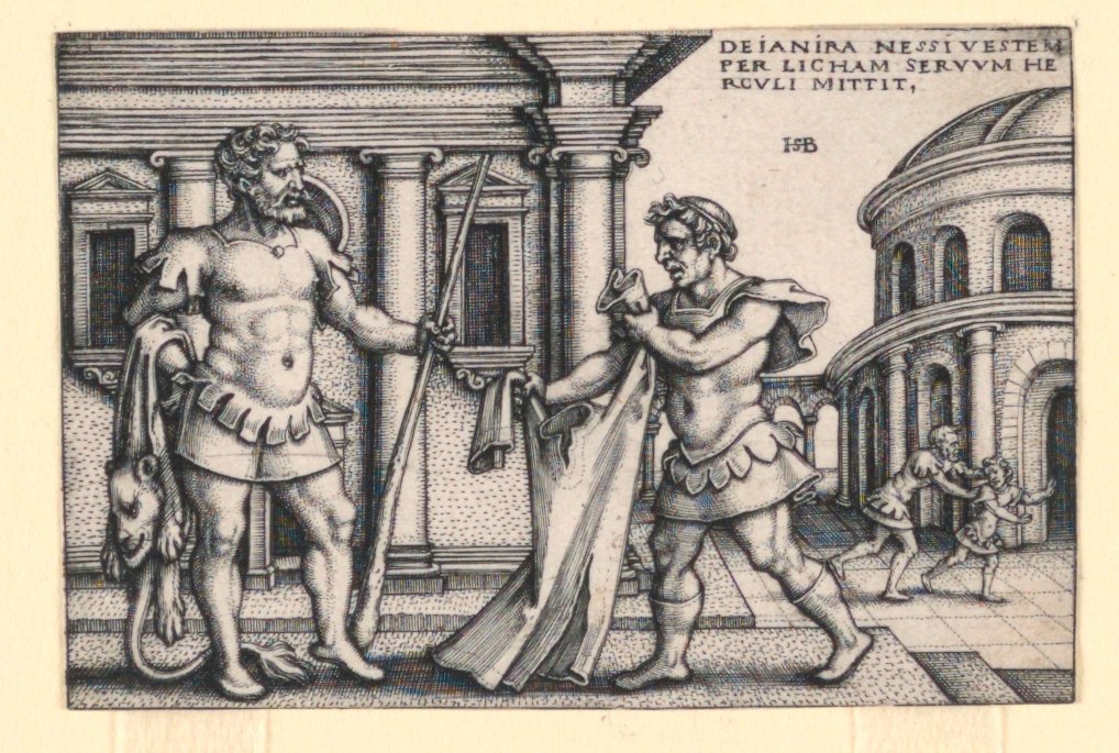 Lichas Apportant la Robe de Nessus à Hercule - Hans Sebald Beham