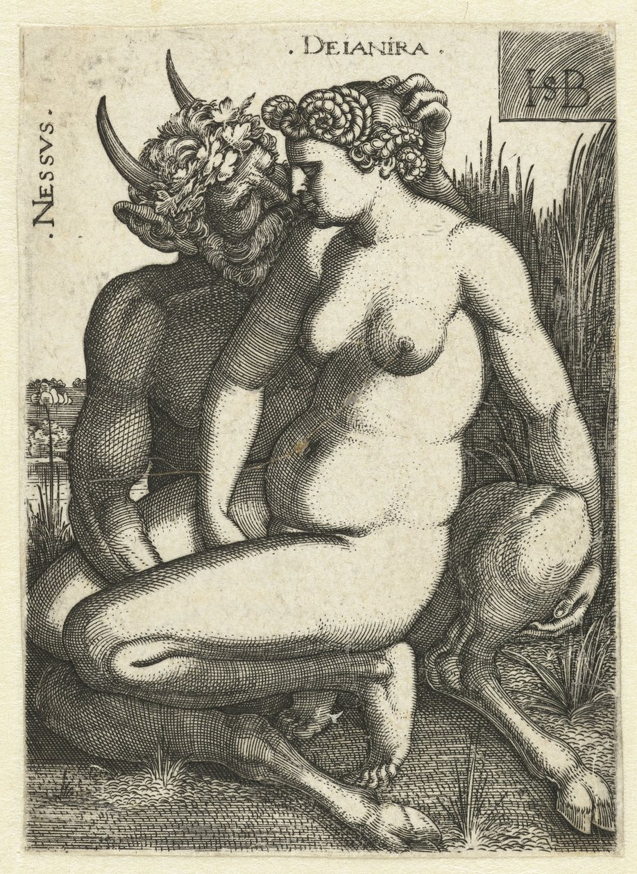 Nessus et Déjanire - Hans Sebald Beham