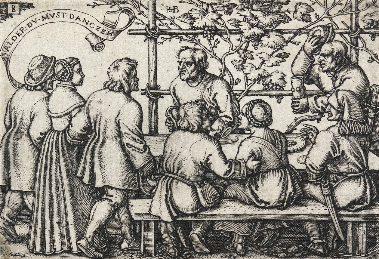 Le festin des paysans - Hans Sebald Beham