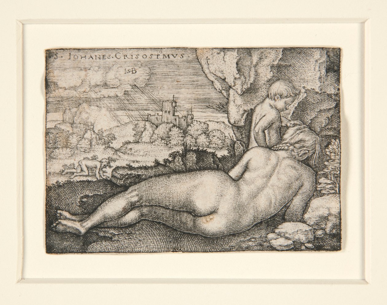 Pénitence de Saint Jean Chrysostome - Hans Sebald Beham