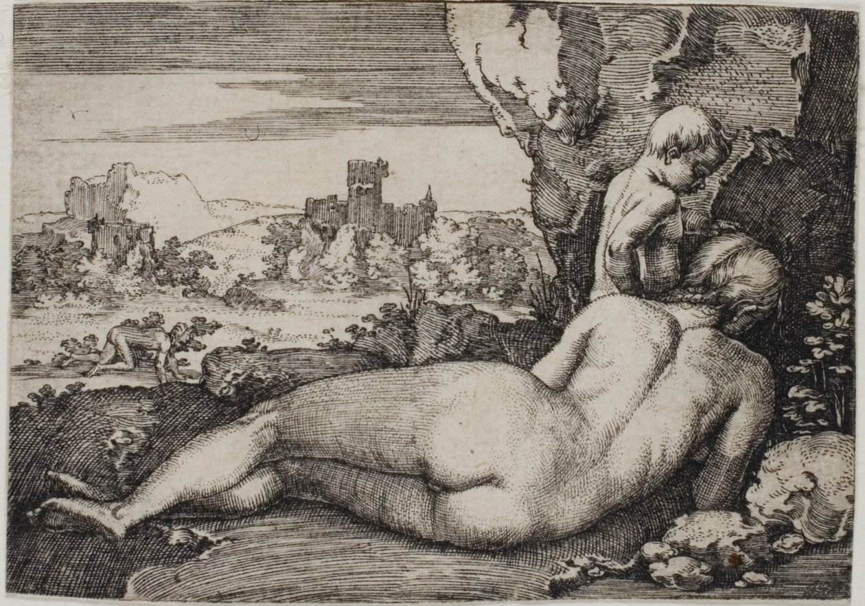 Pénitence de saint Jean Chrysostome - Hans Sebald Beham